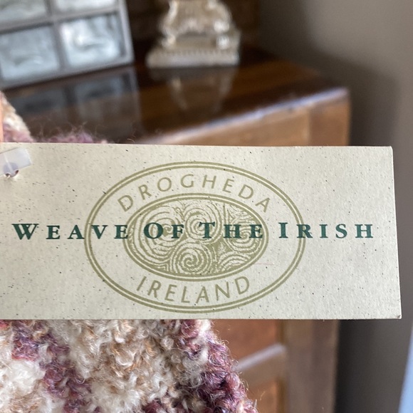 DROCHEDA IRELAND WEAVE OF THE IRISH HANDCRAFTED IN IRELAND SCARF NEW - Picture 2 of 9